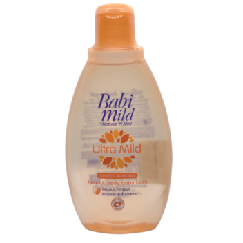 Babi Mild Ultra Mild Head and Body Bath Sweet Almond 200ml