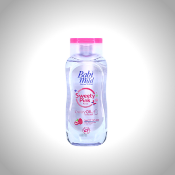 Babi Mild Sweety Pink Baby Oil 190ml