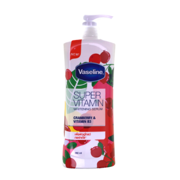 Vaseline Super Vitamin Whitening Serum Cranberry & Vitamin B3 ( 380ml )