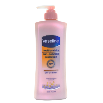 Vaseline Healthy White Sun+Pollution Protection SPF24PA++ Body Lotion( 400ml )