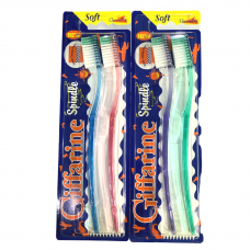 Giffarine Spindle 2pcs Toothbrush Soft 