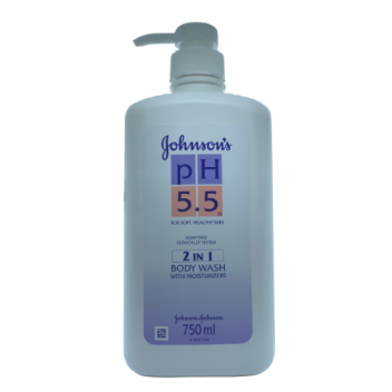 Johnson's pH 5.5 2 in 1 Moisturizing Body Wash 750ml