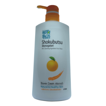 Shokubutsu Monogatari Orange Peel Oil Shower Cream 500ml