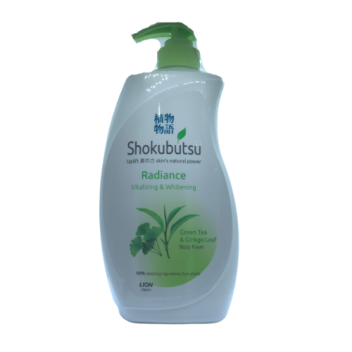 Shokubutsu Radiance Vitalizing & Whitening Body Foam 900ml