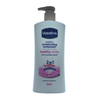 Vaseline Healthy Moisturizing Body Wash ( 450ml ) 2 in 1 Healthy White 