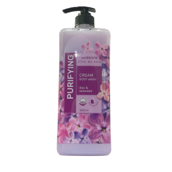 Watson's Body Wash ( 1000ml ) Lilac & Seaweed Purifying