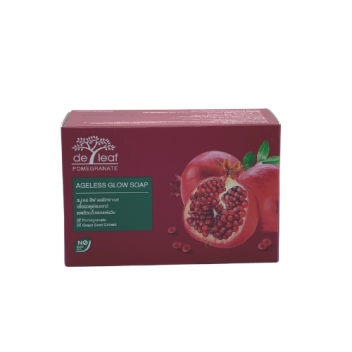 Deleaf Soap ( 100g ) Pomegranate Moisturizing & Whitening