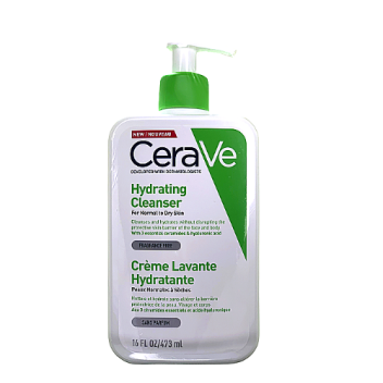 Cerave Hydrating Cleanser Dry Skin 473ml